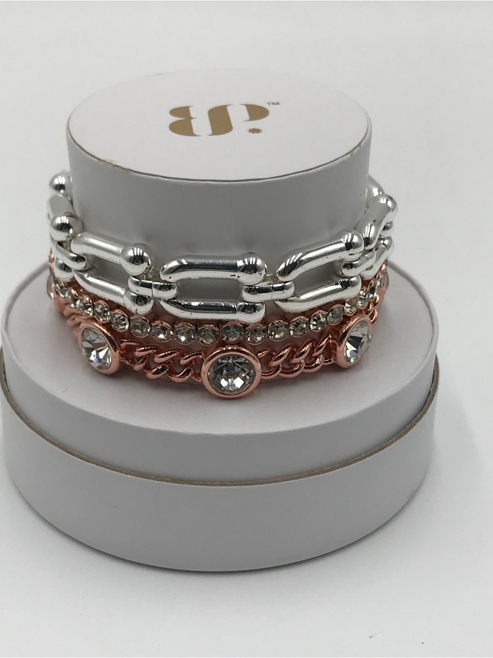BNWT Bomb Party 
"Must Be Fate Darling "3 Piece Stackable Bracelet Set